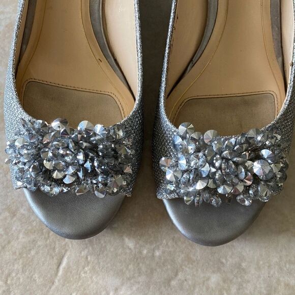 Alex Marie Silver Platform Shoes, Size 6.5M - Picture 2 of 10